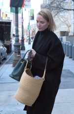 UMA THURMAN Out and About in New York 01/13/2017