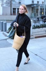 UMA THURMAN Out and About in New York 01/13/2017