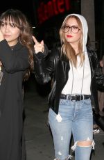 VANESSA and STELLA HUDGENS and ASHLEY TISDALE at Lakers vs Pistons Game in Los Angeles 01/15/2017