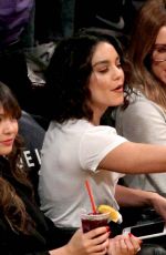 VANESSA and STELLA HUDGENS and ASHLEY TISDALE at Lakers vs Pistons Game in Los Angeles 01/15/2017