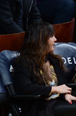 VANESSA and STELLA HUDGENS and ASHLEY TISDALE at Lakers vs Pistons Game in Los Angeles 01/15/2017