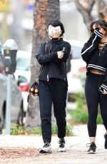 VANESSA and STELLA HUDGENS Heading to a Gym in Los Angeles 01/02/2017