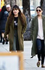 VANESSA and STELLA HUDGENS Out Shopping in Studio City 01/24/2017