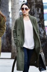 VANESSA and STELLA HUDGENS Out Shopping in Studio City 01/24/2017