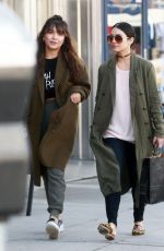 VANESSA and STELLA HUDGENS Out Shopping in Studio City 01/24/2017