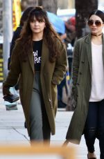 VANESSA and STELLA HUDGENS Out Shopping in Studio City 01/24/2017