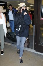 VANESSA HUDGENS at LAX Airport in Los Angeles 01/08/2017