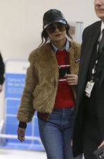 VANESSA HUDGENS at Los Angeles International Airport 01/30/2017