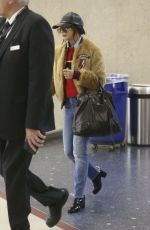 VANESSA HUDGENS at Los Angeles International Airport 01/30/2017