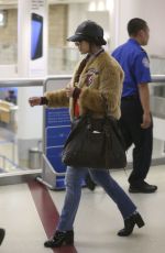 VANESSA HUDGENS at Los Angeles International Airport 01/30/2017
