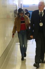 VANESSA HUDGENS at Los Angeles International Airport 01/30/2017