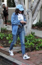 VANESSA HUDGENS in Jeans Out in West Hollywood 01/21/2017