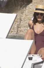 VANESSA HUDGENS in Swimsuit at a Pool in Miami 01/28/2017