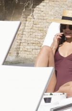 VANESSA HUDGENS in Swimsuit at a Pool in Miami 01/28/2017