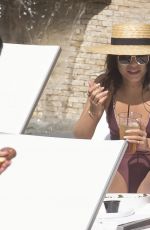VANESSA HUDGENS in Swimsuit at a Pool in Miami 01/28/2017
