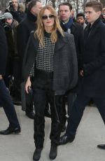 VANESSA PARADIS Arrives at 2nd Chanel Fashion Show at Paris Fashion Week 01/24/2017