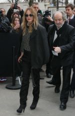 VANESSA PARADIS Arrives at 2nd Chanel Fashion Show at Paris Fashion Week 01/24/2017