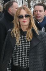 VANESSA PARADIS Arrives at 2nd Chanel Fashion Show at Paris Fashion Week 01/24/2017