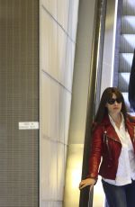VANESSA PARADIS, LILY-ROSE DEPP and MONICA BELLUCCI ar CDG Airport in Paris 01/11/2017