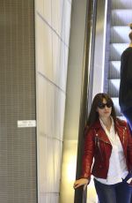 VANESSA PARADIS, LILY-ROSE DEPP and MONICA BELLUCCI ar CDG Airport in Paris 01/11/2017