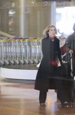 VANESSA PARADIS, LILY-ROSE DEPP and MONICA BELLUCCI ar CDG Airport in Paris 01/11/2017