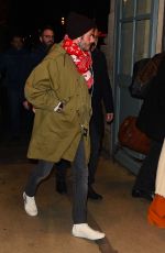 VICTORIA and David BECKHAM at a Train Station in Paris 01/23/2017