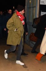 VICTORIA and David BECKHAM at a Train Station in Paris 01/23/2017