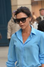 VICTORIA BECKHAM Arrives at Schiapparelli Fashion Show at Paris Fashion Week 01/23/2017