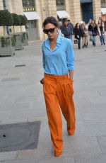 VICTORIA BECKHAM Arrives at Schiapparelli Fashion Show at Paris Fashion Week 01/23/2017