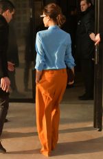 VICTORIA BECKHAM Out and About in Paris 01/23/2017