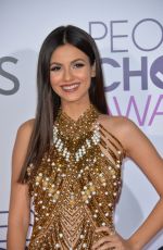 VICTORIA JUSTICE at 43rd Annual People’s Choice Awards in Los Angeles 01/18/2017