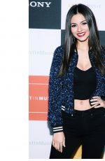 VICTORIA JUSTICE at Sony Lost in Music Party 01/13/2017