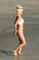 VICTORIA SILVSTEDT in Bikini on the Beach in St. Barts 01/17/2017