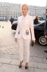 VIRGINIE EFIRA Arrives at Schiapparelli Fashion Show in Paris 01/23/2017