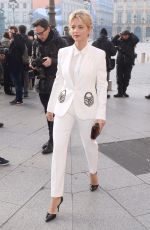 VIRGINIE EFIRA Arrives at Schiapparelli Fashion Show in Paris 01/23/2017