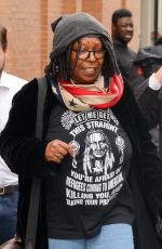 WHOOPI GOLDBERG Leaves ABC Studios in New York 01/04/2017