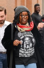 WHOOPI GOLDBERG Leaves ABC Studios in New York 01/04/2017