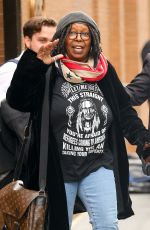 WHOOPI GOLDBERG Leaves ABC Studios in New York 01/04/2017
