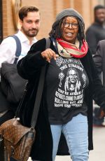 WHOOPI GOLDBERG Leaves ABC Studios in New York 01/04/2017