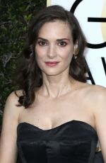 WINONA RYDER at 74th Annual Golden Globe Awards in Beverly Hills 01/08/2017