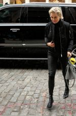 YOLANDA HADID Arrives at Her Daughter