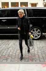 YOLANDA HADID Arrives at Her Daughter