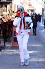YOLANDA HADID Out and About in Aspen 12/29/2016