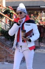 YOLANDA HADID Out and About in Aspen 12/29/2016