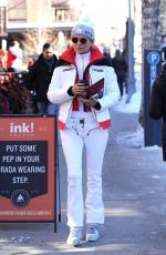 YOLANDA HADID Out and About in Aspen 12/29/2016