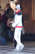 YOLANDA HADID Out and About in Aspen 12/29/2016