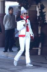 YOLANDA HADID Out and About in Aspen 12/29/2016