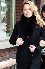 ZOEY DEUTCH Out and About in Park CIty 01/24/2017