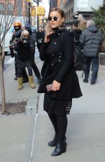 ABBIE CORNISH Out in New York 02/02/2017