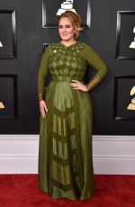 ADELE at 59th Annual Grammy Awards in Los Angeles 02/12/2017